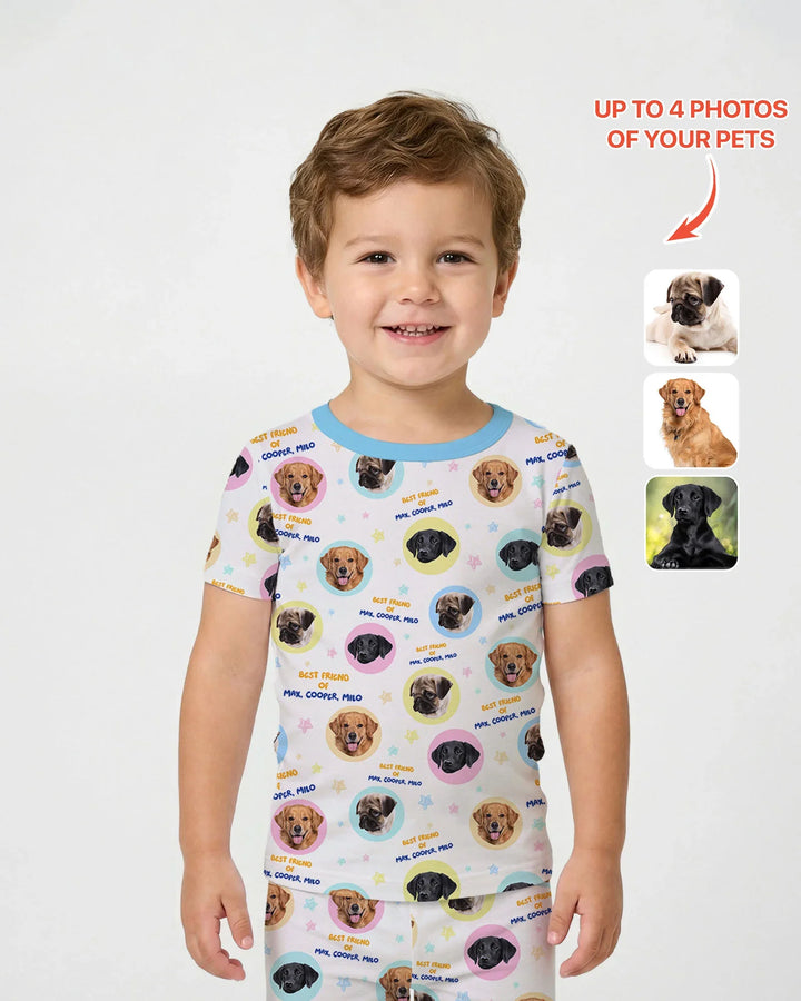 Zweiteiliges, kurzärmliges Pyjama-Set mit Marienkäfern
