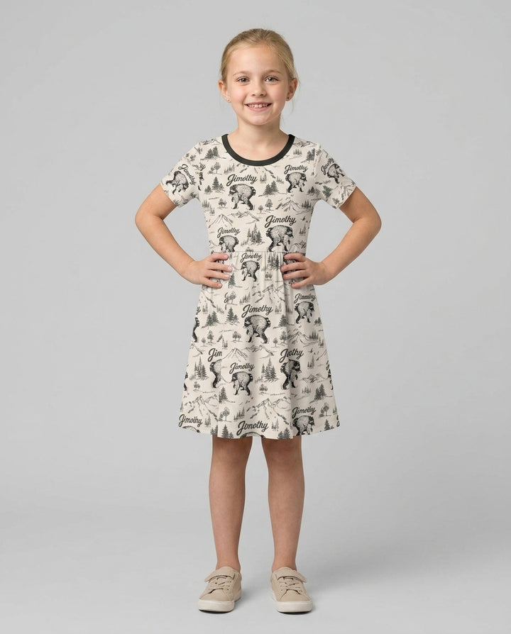 Vorlage Bambus Twirl Kleid