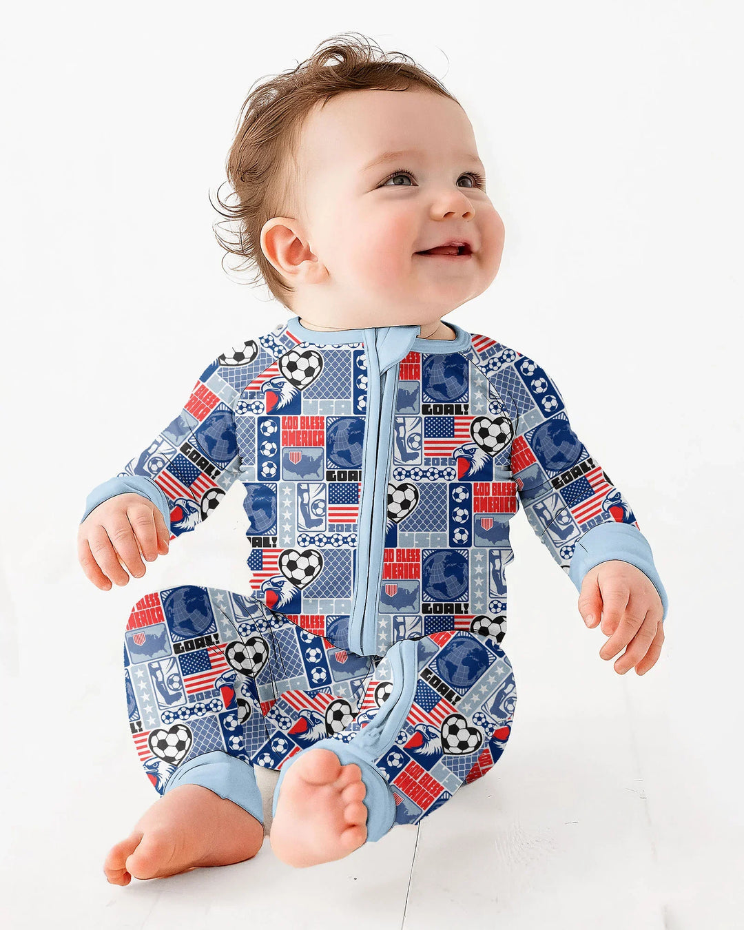 Gerippte Babykleidung mit individuellem Foto - Weich &amp; Skizzenhaft