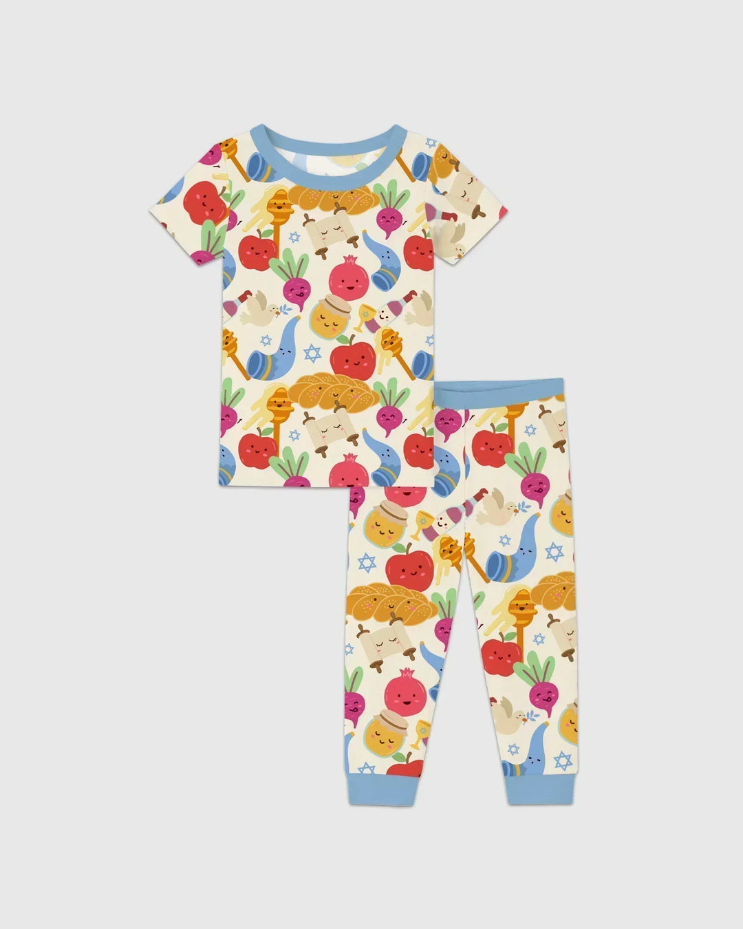 Zweiteiliges, kurzärmliges Pyjama-Set mit Marienkäfern
