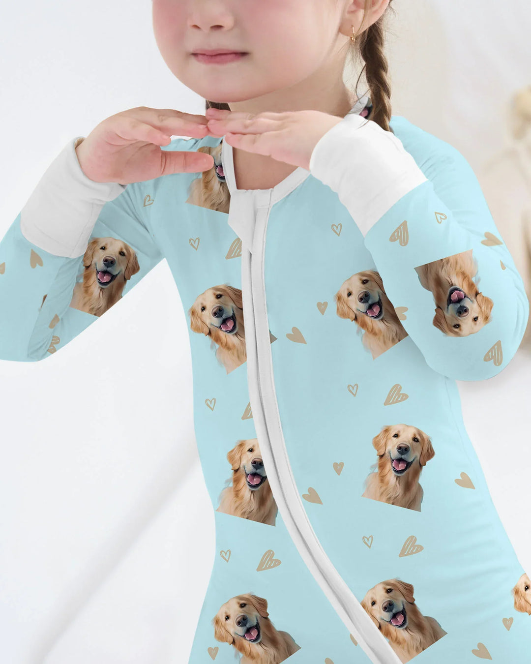 Benutzerdefiniertes Gesicht All Over Print Baby Convertible Zippy