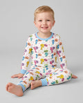 Punctuation Emotion Two Piece Long Sleeve Pajama Set