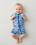 Stars and Stripes Fish Bamboo Shorty Zippy