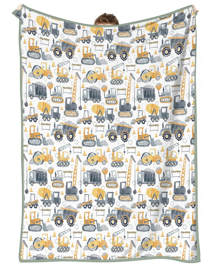 Construction Crew Bamboo Blanket