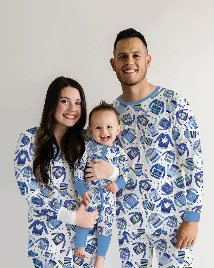 Cute Hanukkah Jumpers Bamboo Convertible Zippy
