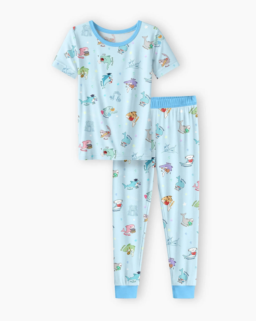 Zweiteiliges, kurzärmliges Pyjama-Set mit Marienkäfern