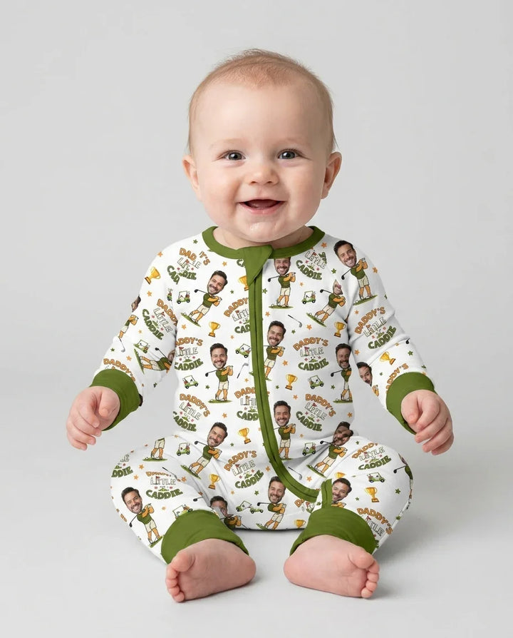 Gerippte Babykleidung mit individuellem Foto - Weich &amp; Skizzenhaft