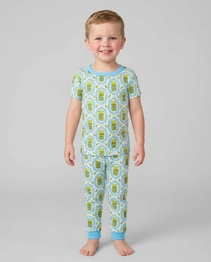 Zweiteiliges, kurzärmliges Pyjama-Set mit Marienkäfern