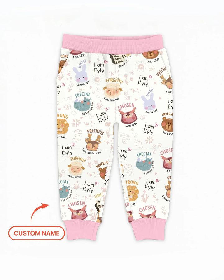 God’s Little Zoo Personalisierte Bambus-Jogginghose