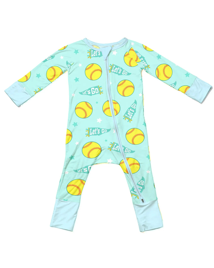 Softball Lovers Bamboo Convertible Zippy