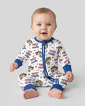 Gerippte Babykleidung mit individuellem Foto - Weich &amp; Skizzenhaft