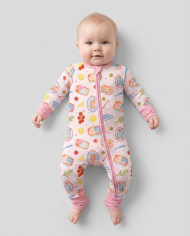 Gerippte Babykleidung mit individuellem Foto - Weich &amp; Skizzenhaft