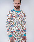 Vorlage Herren-Pyjama-Set