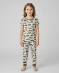 Zweiteiliges, kurzärmliges Pyjama-Set mit Marienkäfern