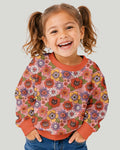 70s Halloween Floral Bamboo Crewneck Sweatshirt