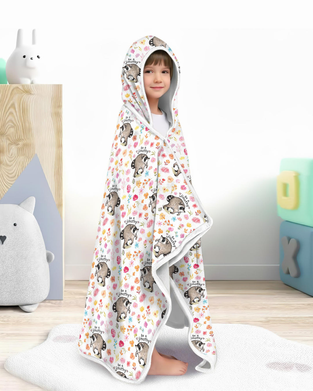 Be A Jimothy Family Matching Bamboo Wearable Hooded Blanket