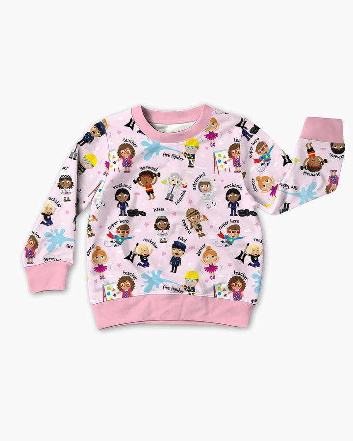 Sweatshirt mit Rundhalsausschnitt aus Bambusfaser