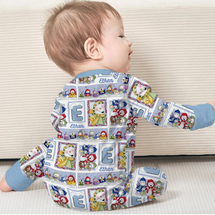Frosty Friends Custom Name Bamboo Convertible Zippy