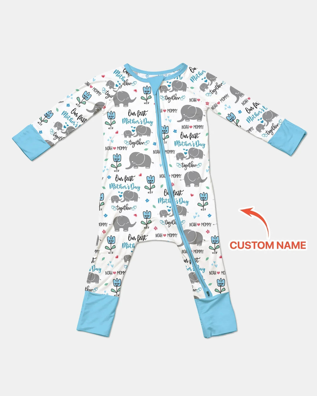 Gerippte Babykleidung mit individuellem Foto - Weich &amp; Skizzenhaft