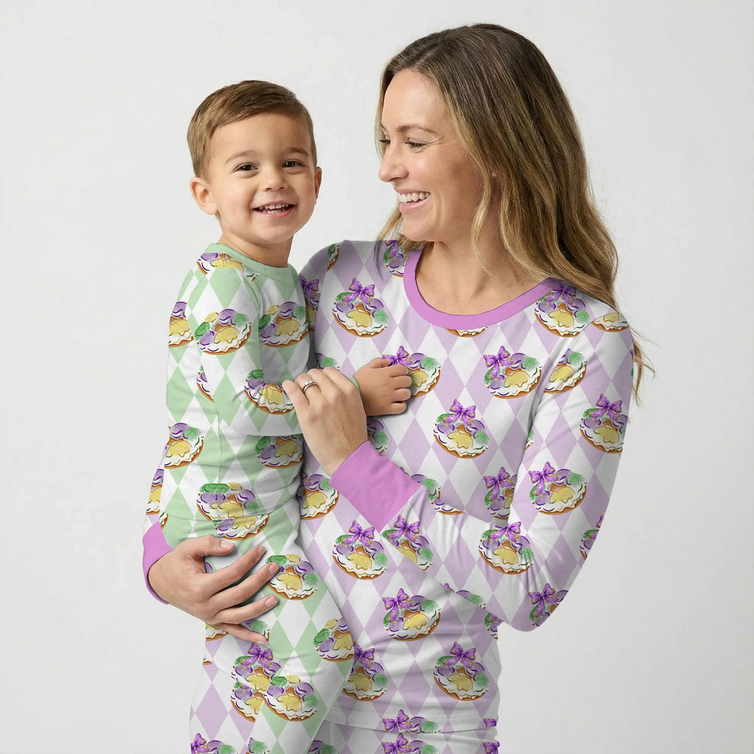 Zweiteiliges, kurzärmliges Pyjama-Set mit Marienkäfern