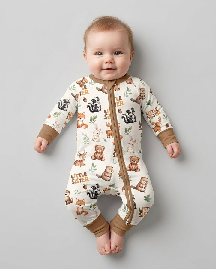 Gerippte Babykleidung mit individuellem Foto - Weich &amp; Skizzenhaft