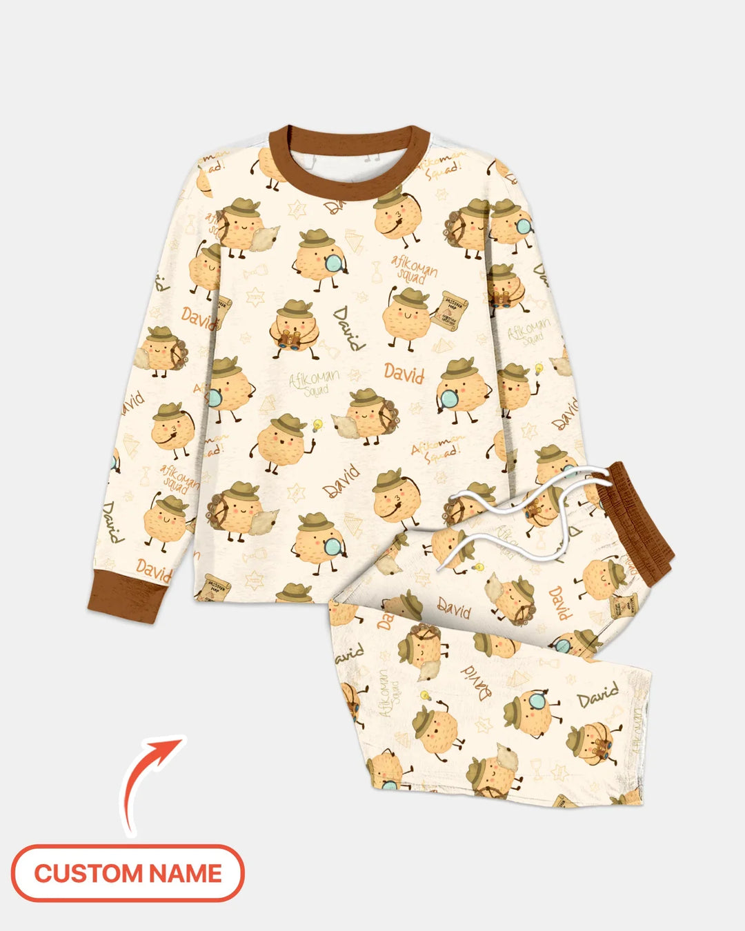 Vorlage Benutzerdefiniertes Herren-Pyjama-Set