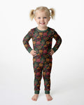 Velvet Pumpkins Bamboo Two Piece Long Sleeve Pajama Set