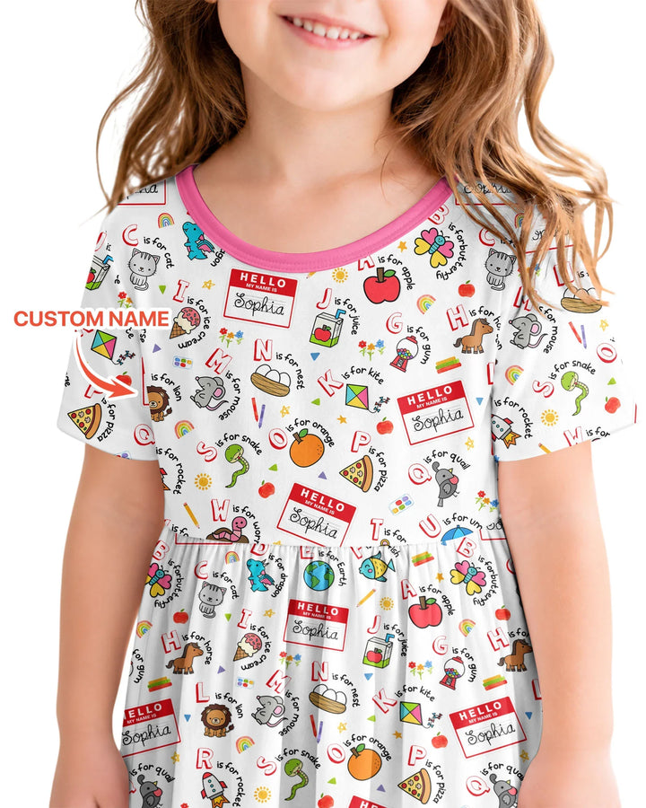 Vorlage Bambus Twirl Kleid
