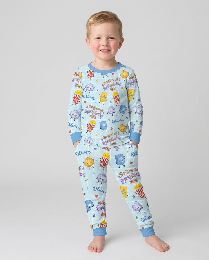 The Year of Squishy Hunting Bamboo Two Piece Long Sleeve Pajama Set