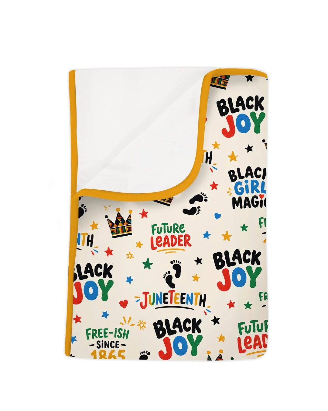 Juneteenth Black Girl Magic Bamboo Blanket