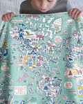Vorlage Quilt Decke