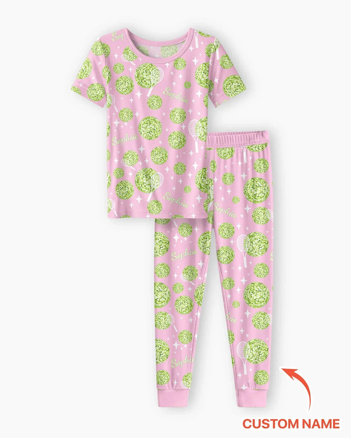 Zweiteiliges, kurzärmliges Pyjama-Set mit Marienkäfern