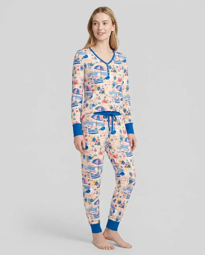 Vorlage Bambus Damen Pyjama Set