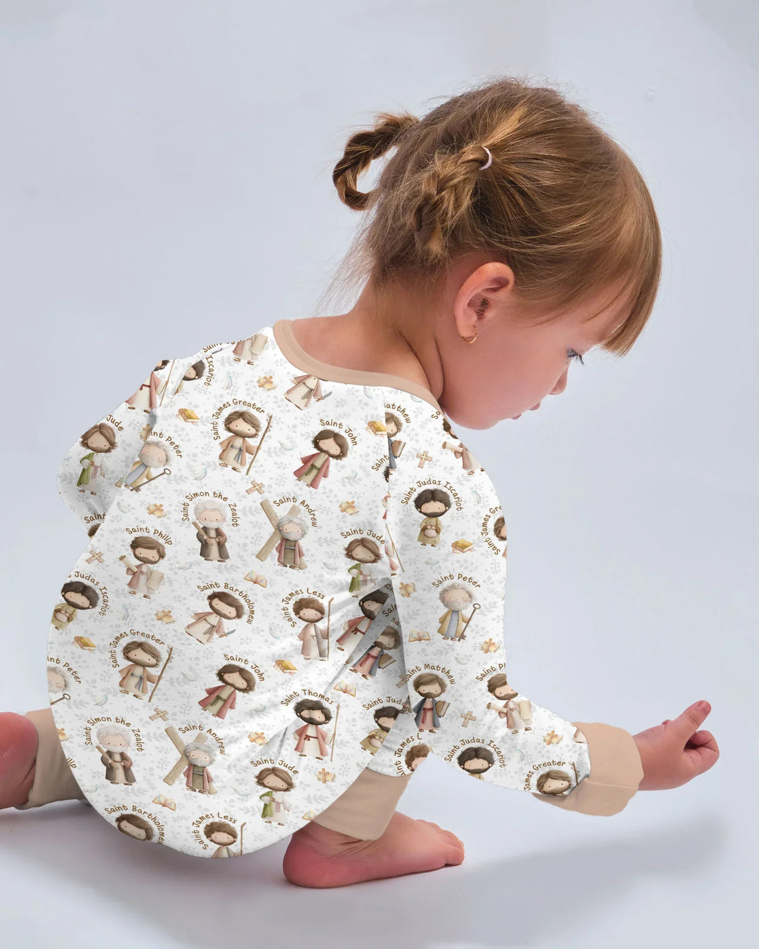 Gerippte Babykleidung mit individuellem Foto - Weich &amp; Skizzenhaft