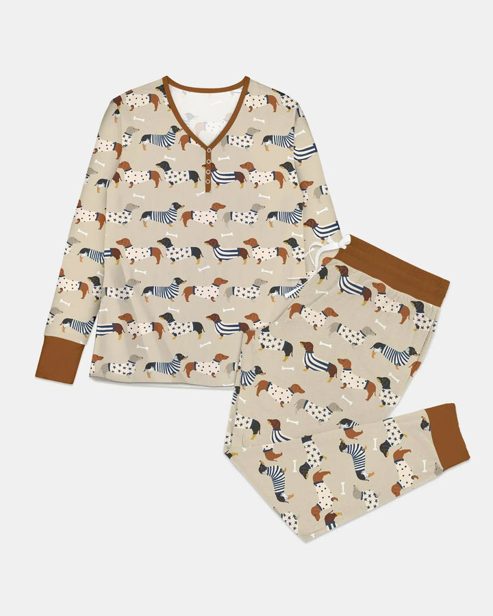 Niedliches Wiener Bamboo Damen Pyjama Set