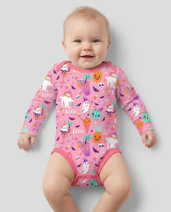 Gerippte Babykleidung mit individuellem Foto - Weich &amp; Skizzenhaft