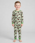 Holiday Bernese Mountain Christmas Dog Bamboo Two Piece Long Sleeve Pajama Set