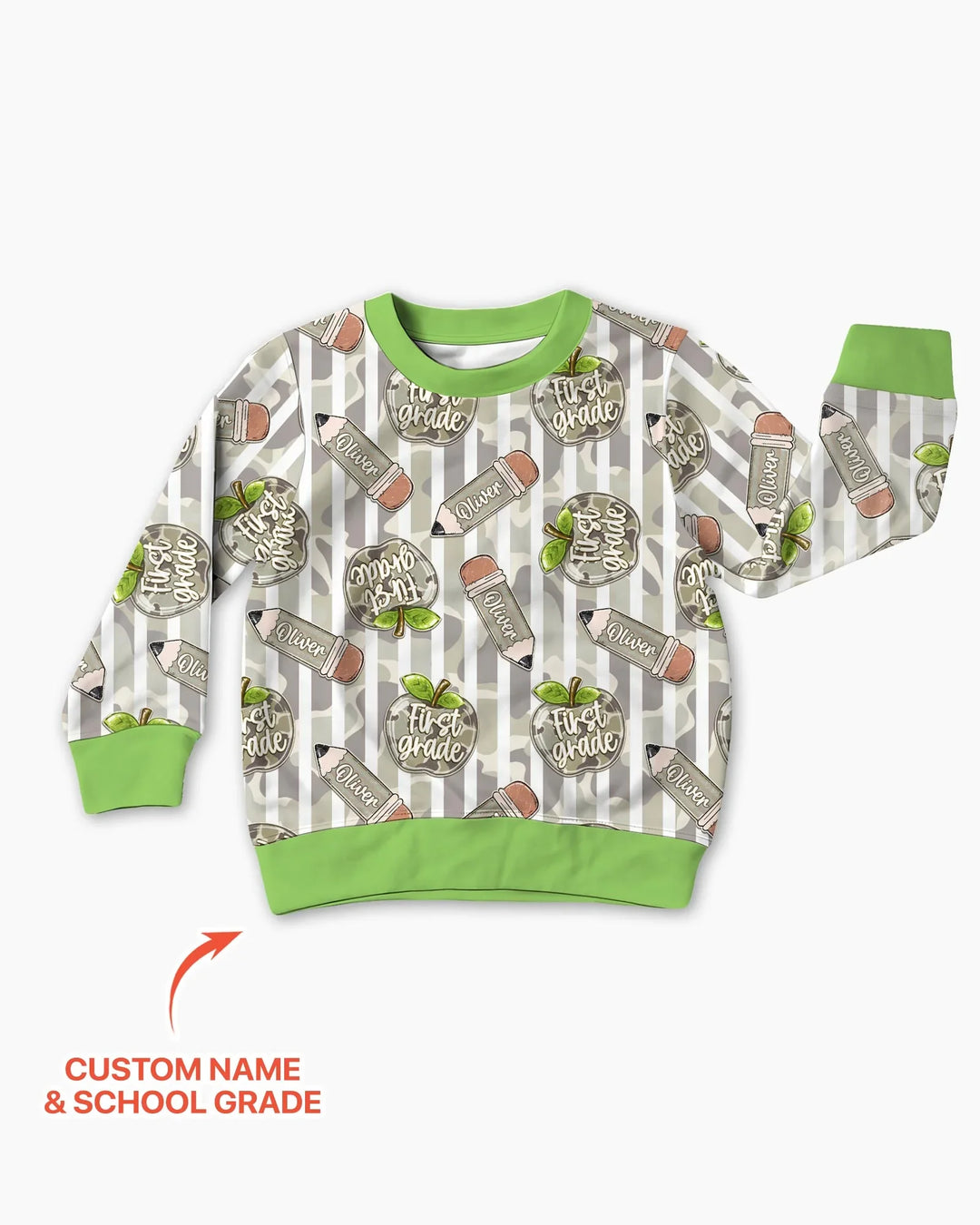 Custom Template Bambus-Rundhals-Sweatshirt