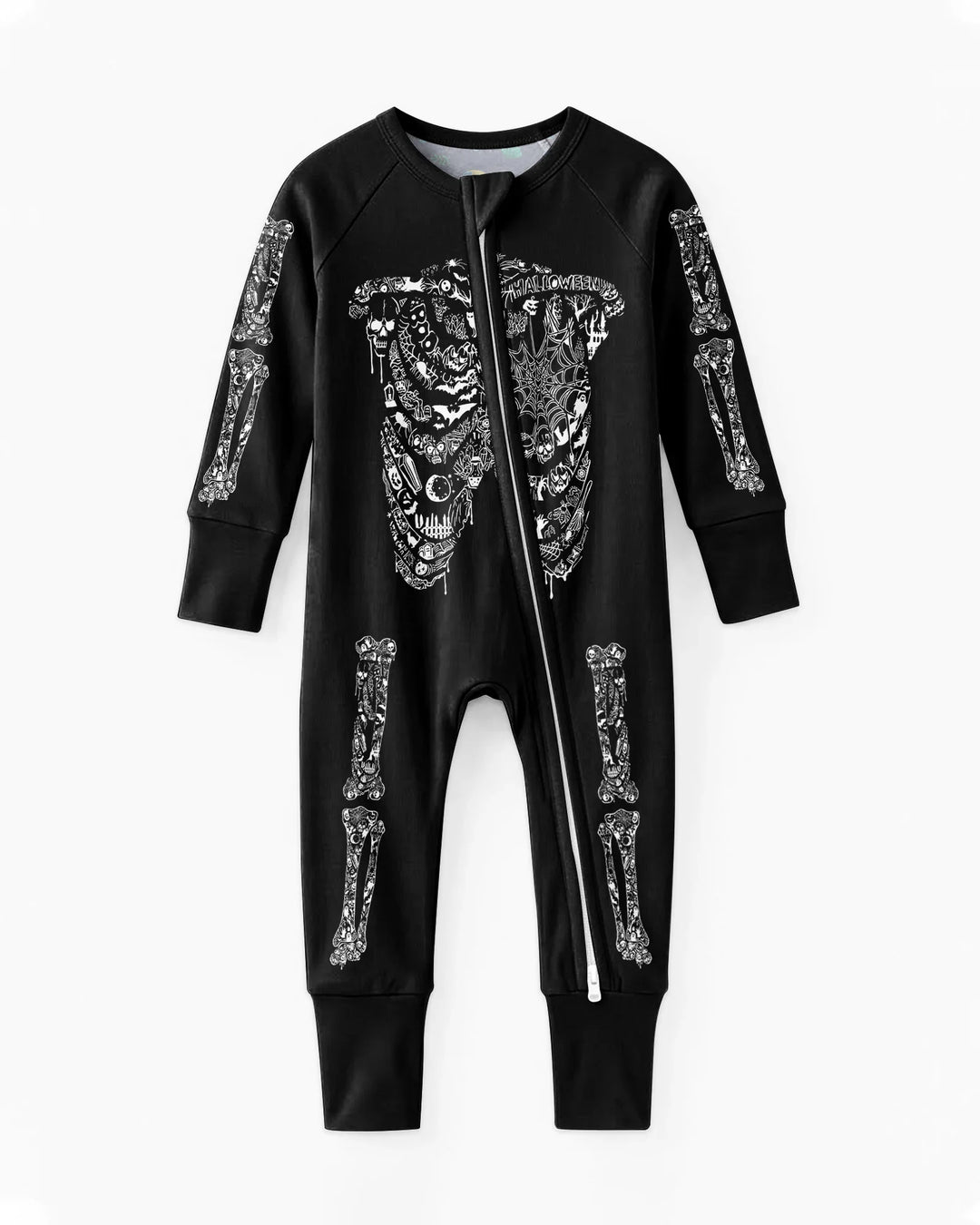 Haunted Halloween Skeleton Bamboo Convertible Zippy