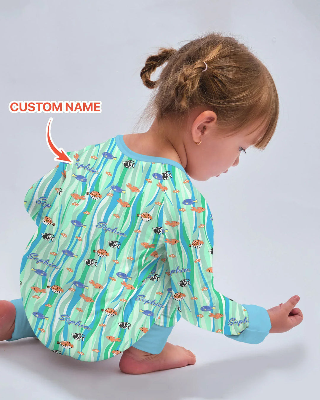 Gerippte Babykleidung mit individuellem Foto - Weich &amp; Skizzenhaft