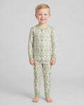 Vintage Christmas Keepsake  Bamboo Two Piece Long Sleeve Pajama Set