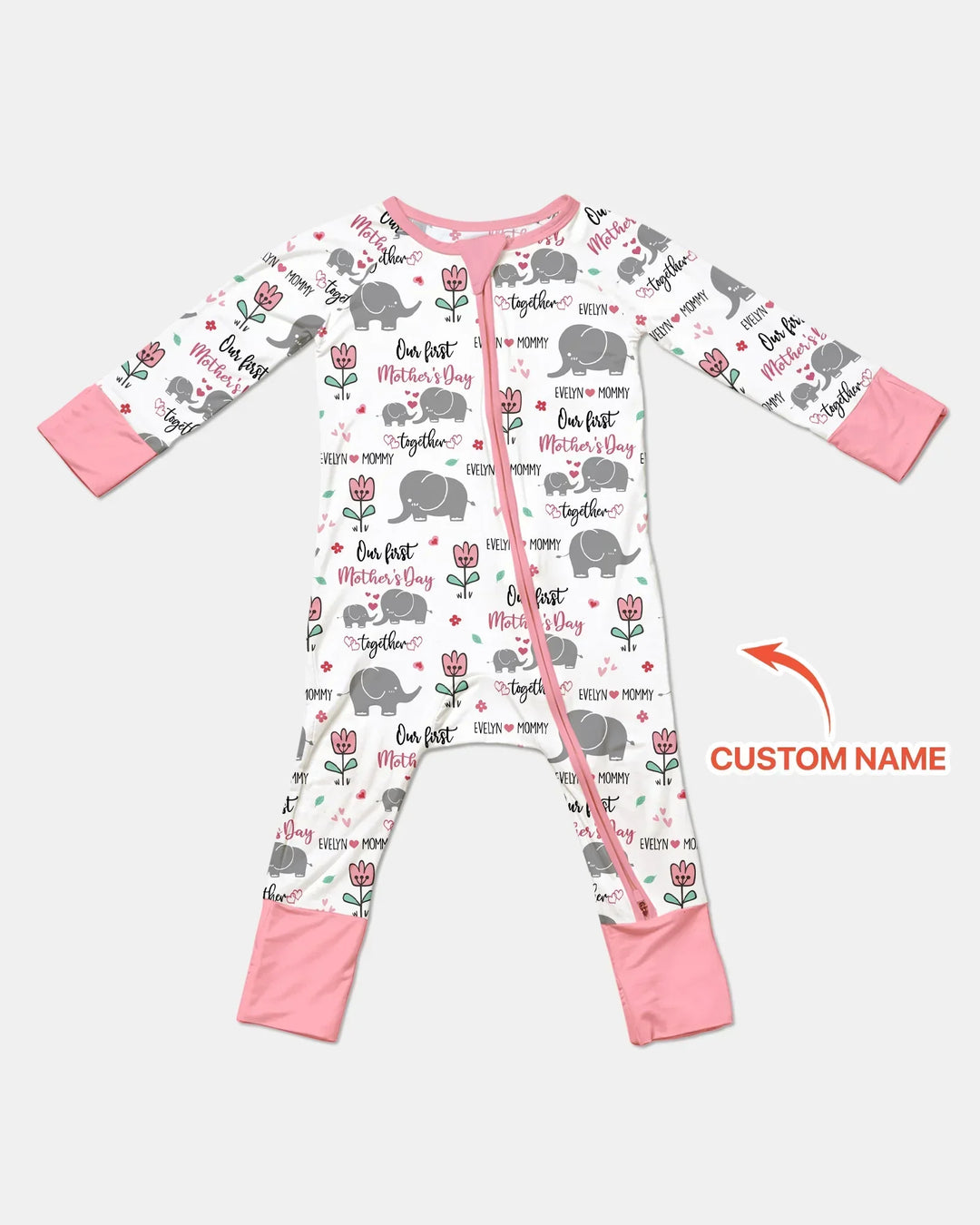 Gerippte Babykleidung mit individuellem Foto - Weich &amp; Skizzenhaft
