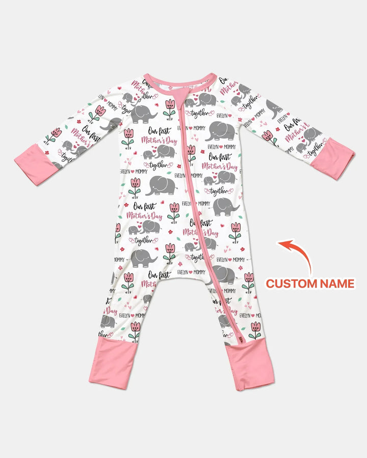 Gerippte Babykleidung mit individuellem Foto - Weich &amp; Skizzenhaft