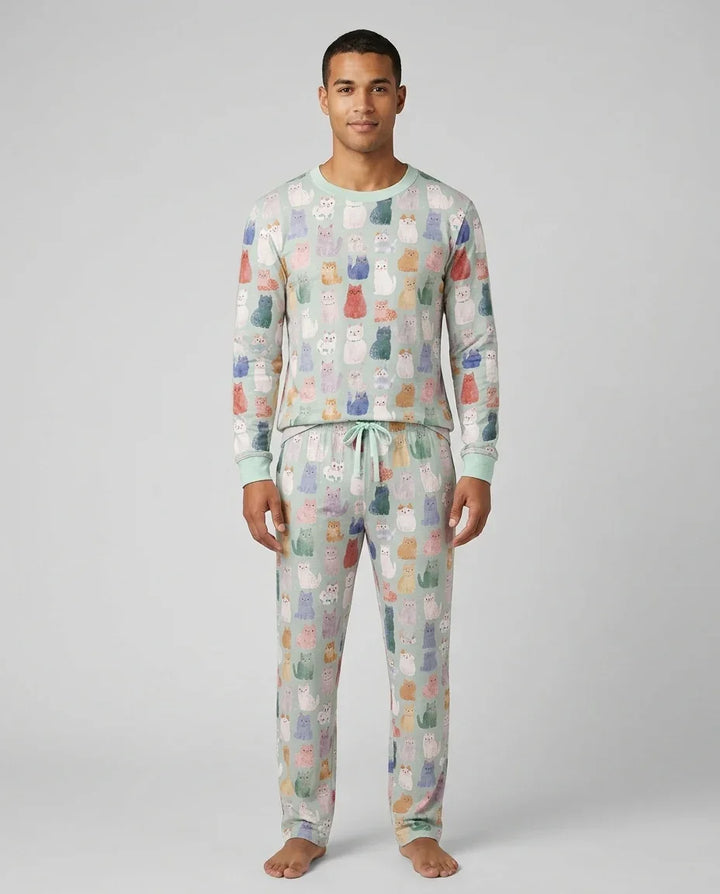 Vorlage Herren-Pyjama-Set