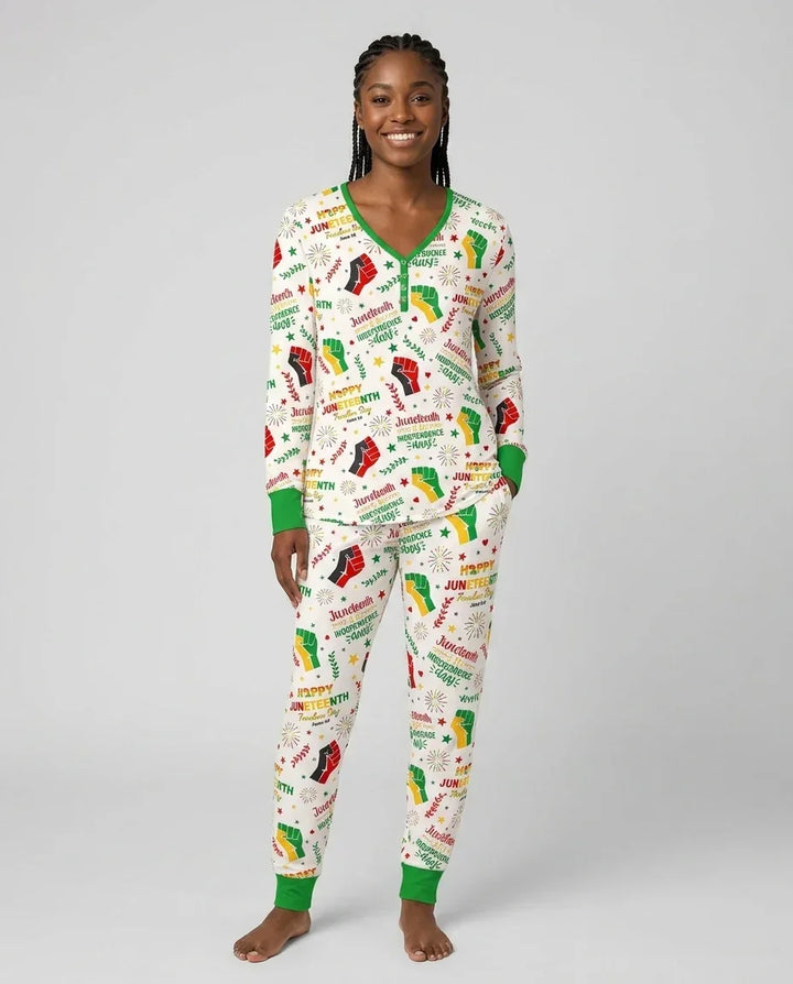 Vorlage Bambus Damen Pyjama Set
