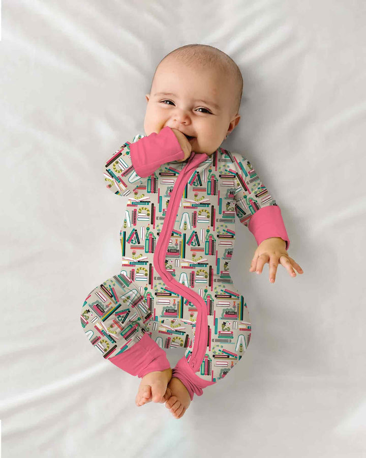 Gerippte Babykleidung mit individuellem Foto - Weich &amp; Skizzenhaft