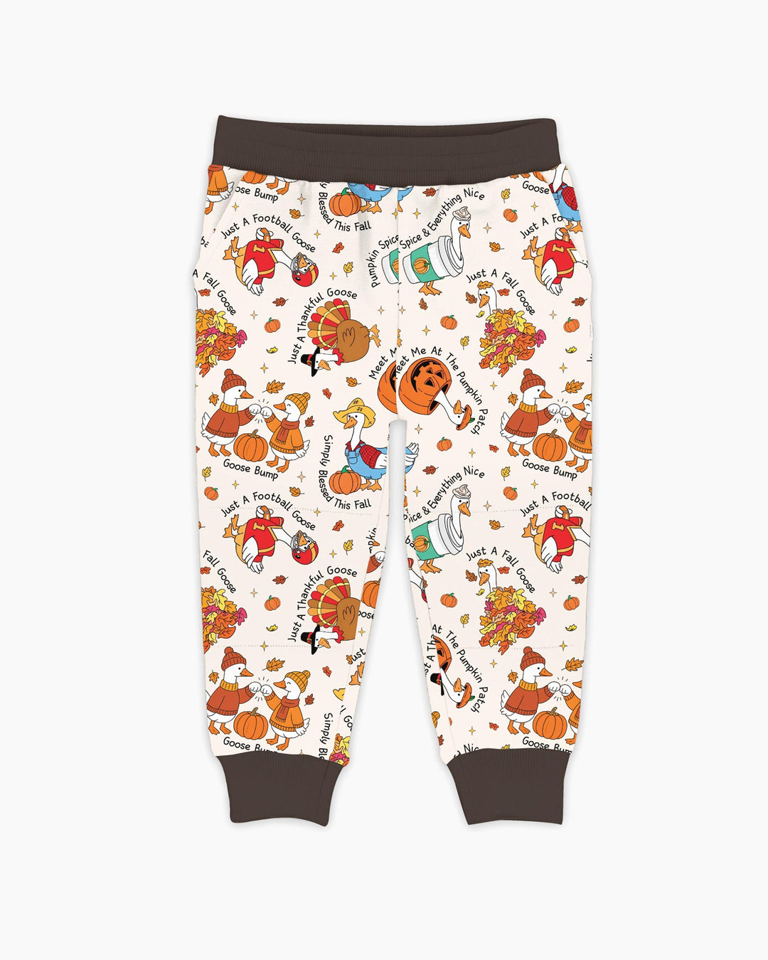 Just A Fall Goose Family Matching Bamboo Jogger