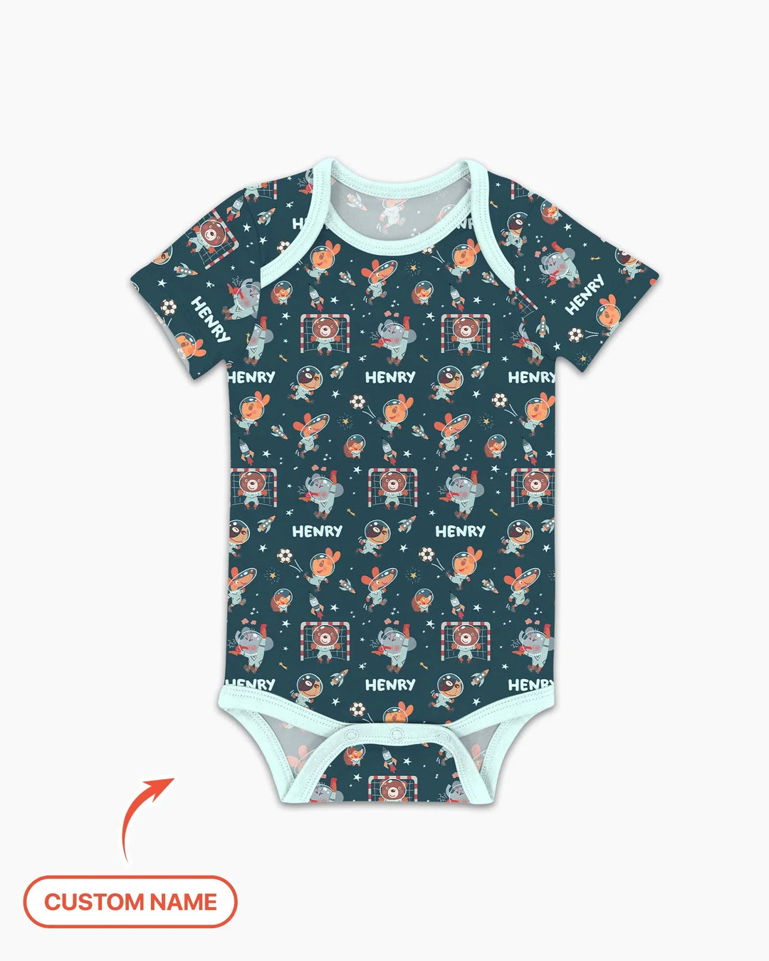Gerippte Babykleidung mit individuellem Foto - Weich &amp; Skizzenhaft