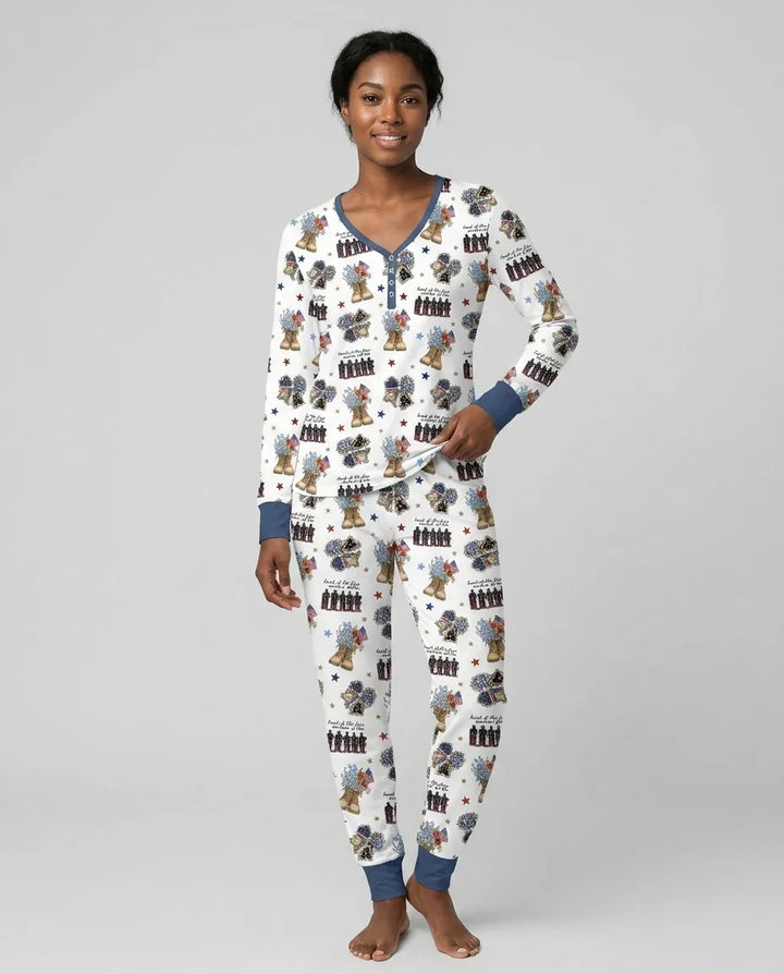 Vorlage Bambus Damen Pyjama Set