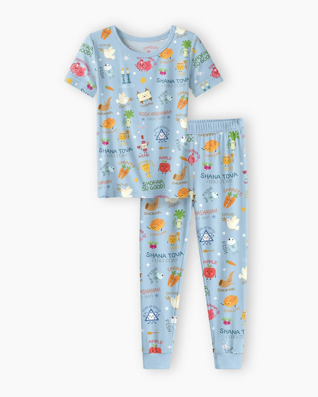 Zweiteiliges, kurzärmliges Pyjama-Set mit Marienkäfern